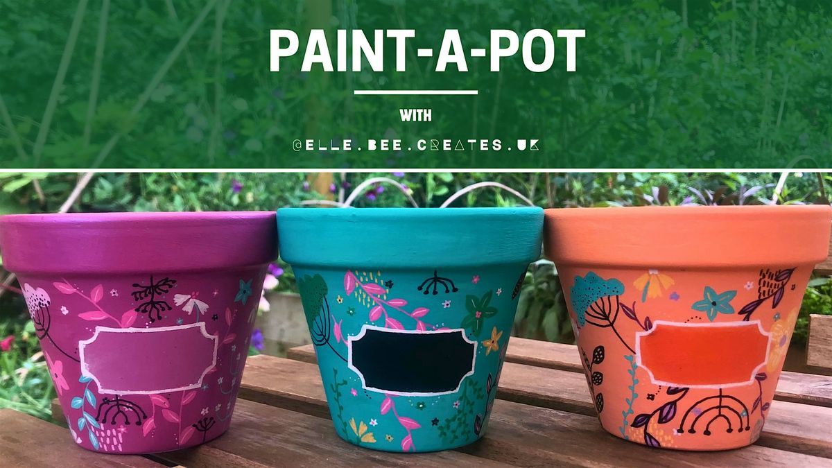 Paint-a-pot evening with @elle.bee.creates.uk