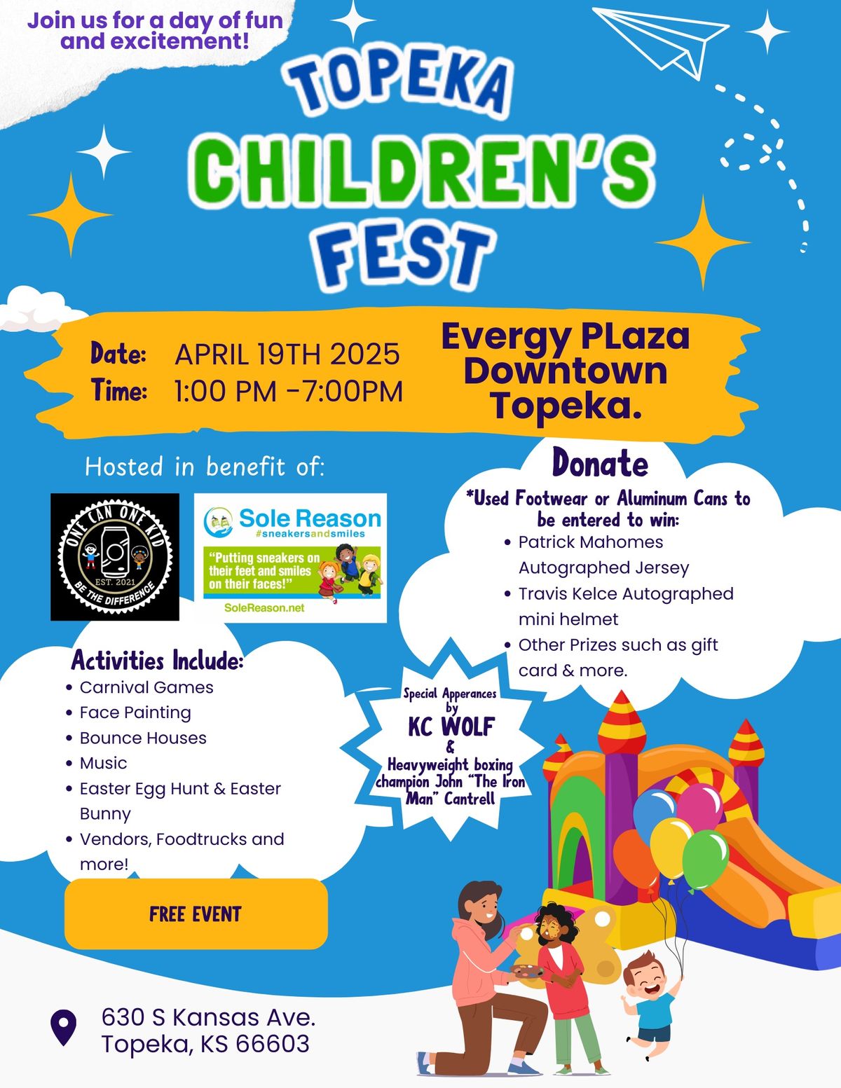 Topeka Children\u2019s Fest at Evergy Plaza