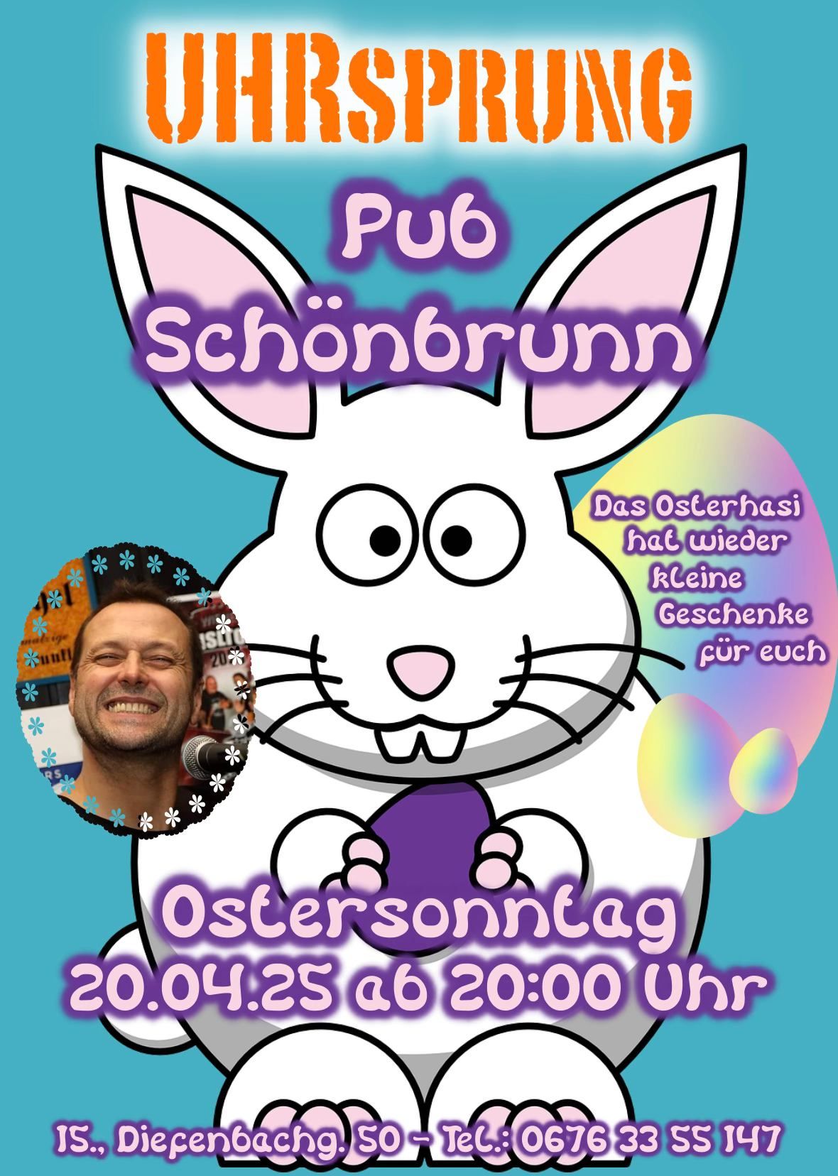 Ostersonntag mit UHRsprung im Pub Sch\u00f6nbrunn