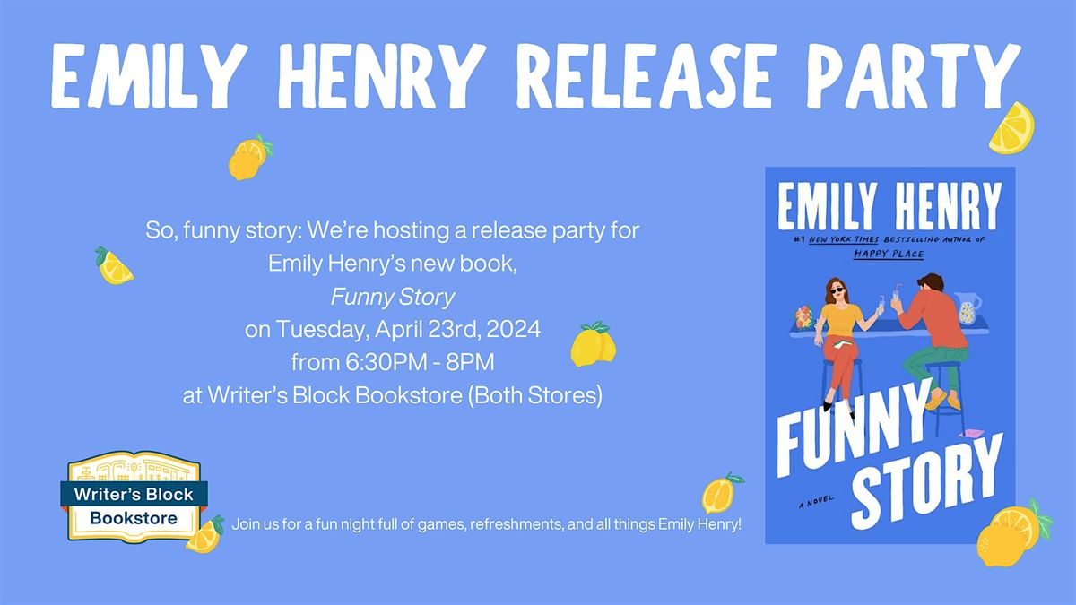 Emily Henry Release Party!