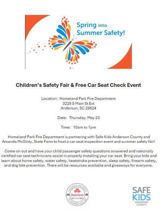 Children's Safety Fair & Free Car Seat Check Event