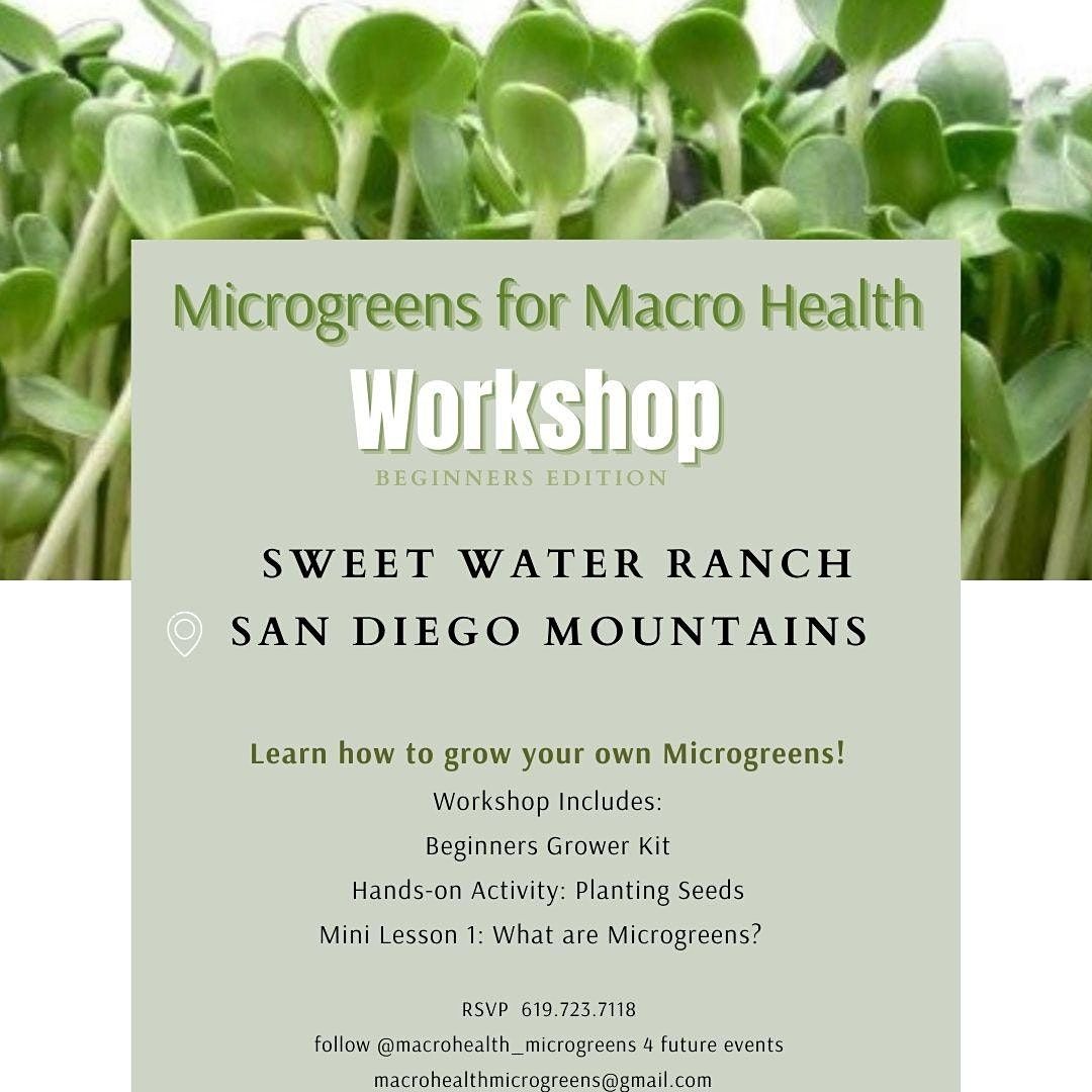 Microgreens  Workshop