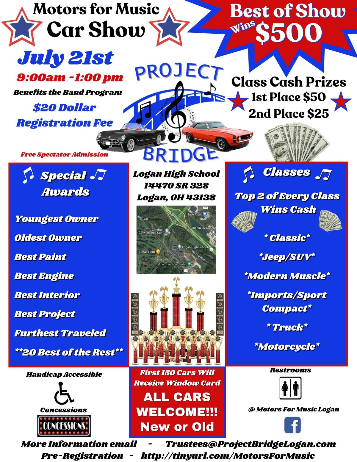 July Motors For Music Car Show