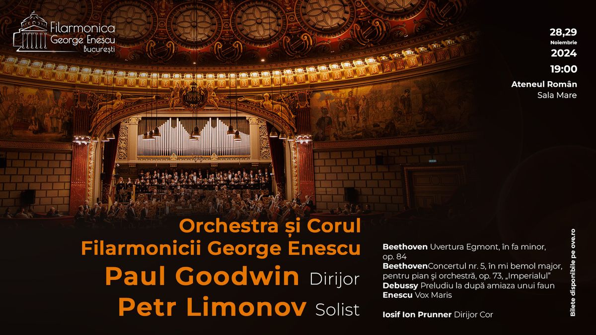 Concert vocal-simfonic. Dirijor PAUL GOODWIN  Solist PETR LIMONOV