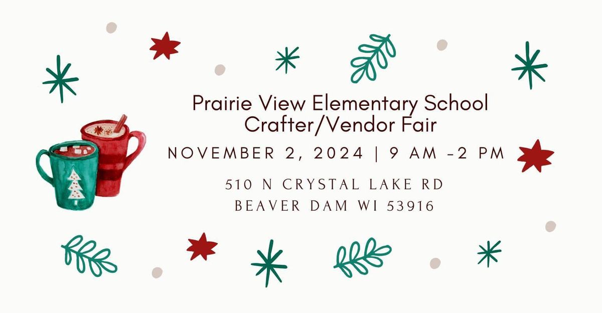 Prairie View Elementary School Crafter\/Vendor Fair