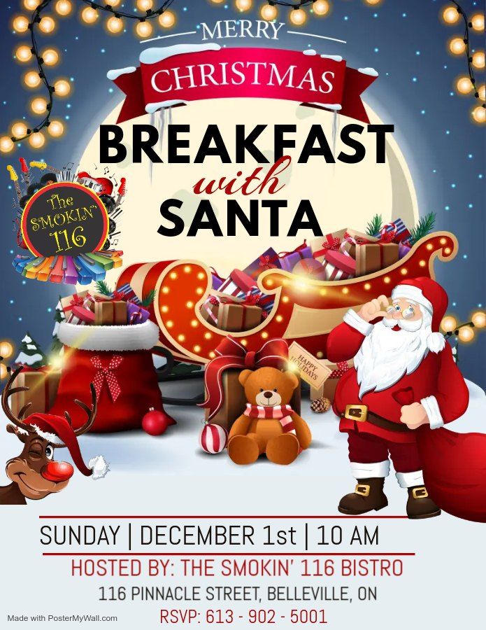 Breakfast With Santa @ The Smokin' 116 Bistro