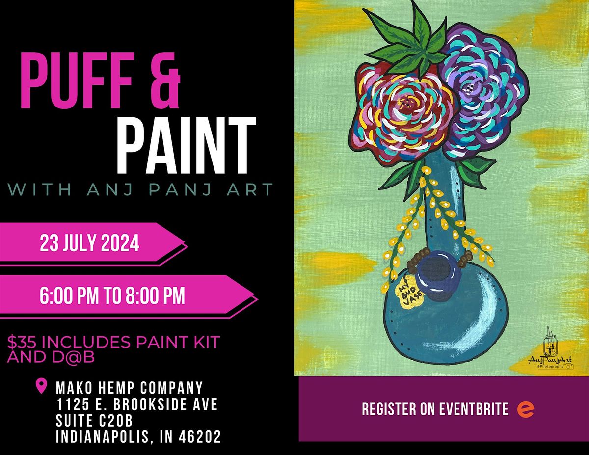 Puff and Paint with Anj Panj Art