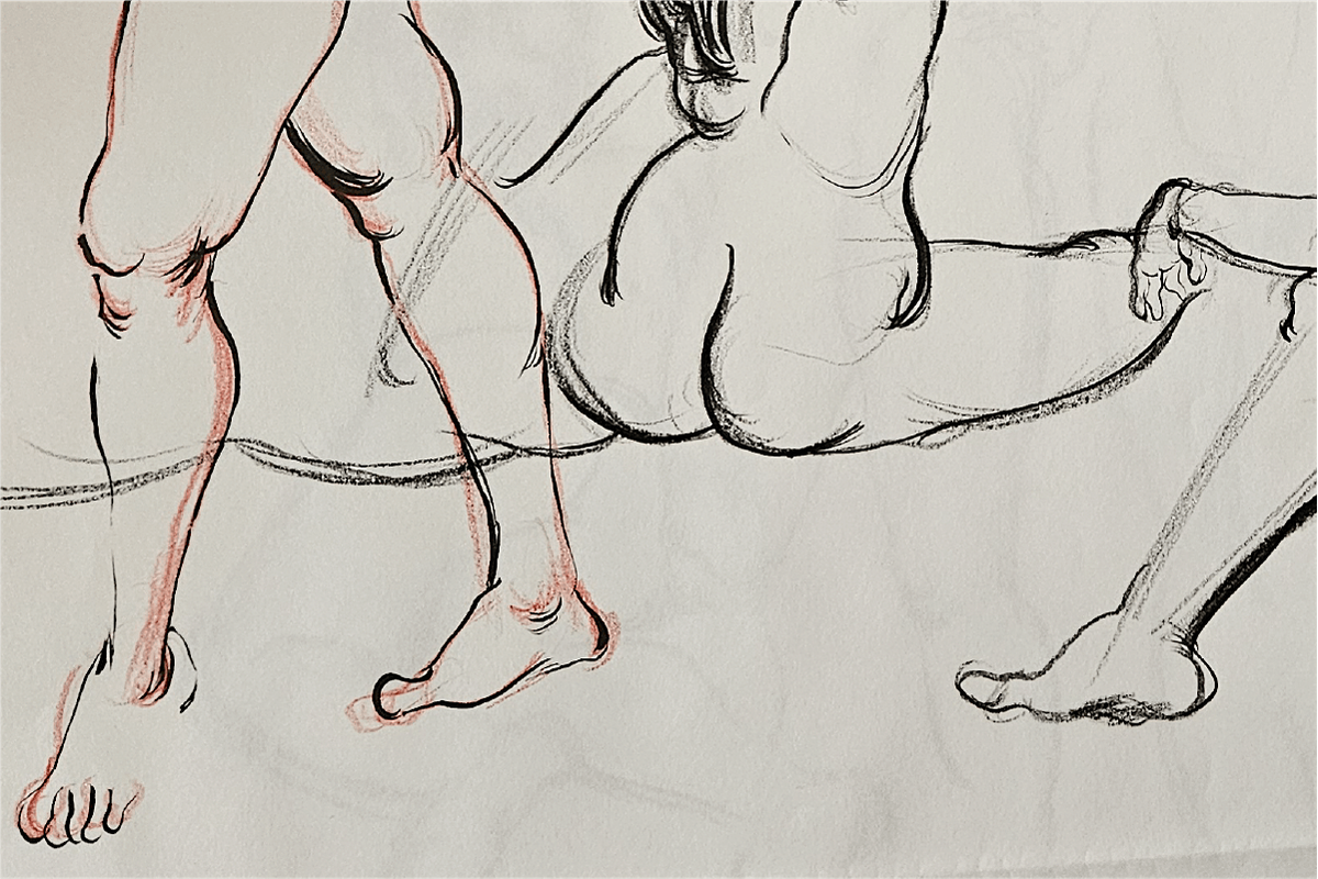 Beginner-level Figure Drawing Class: Parts and Motions of the Lower Body