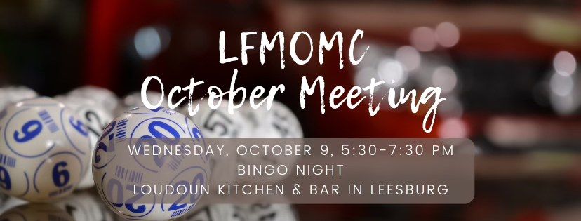 October Meeting - Bingo Night