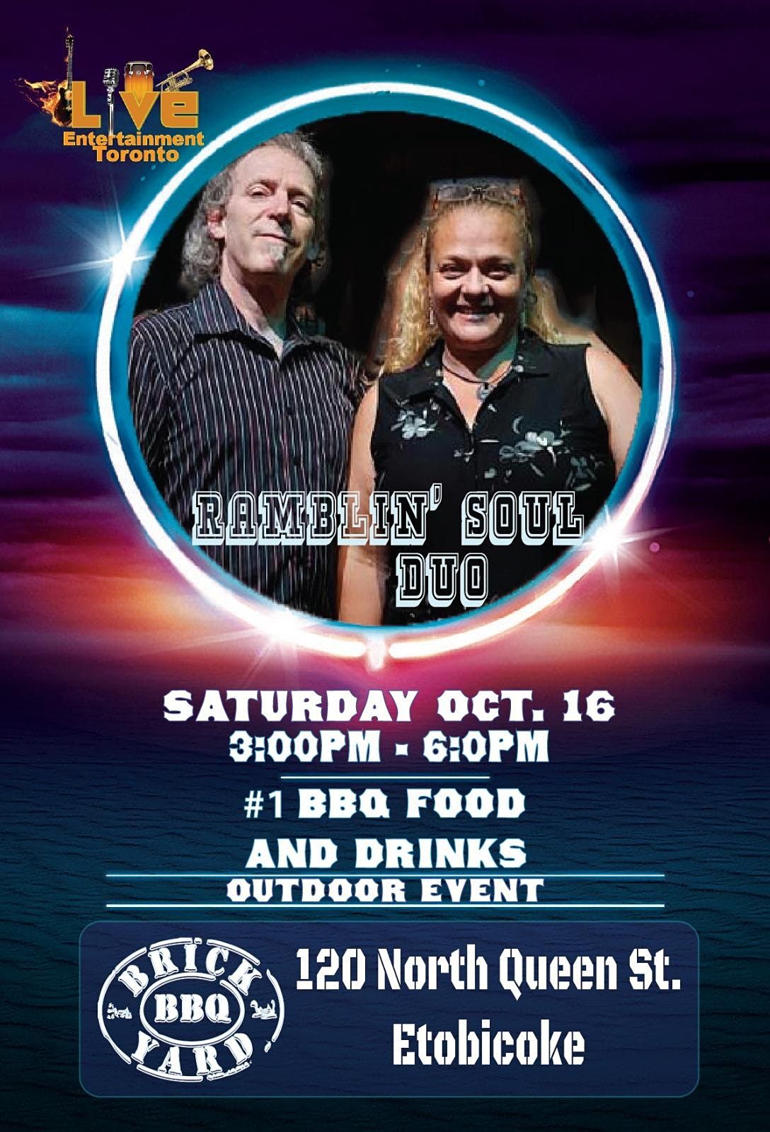 Ramblin' Soul Duo + BBQ Ribfest (Table Reservation)