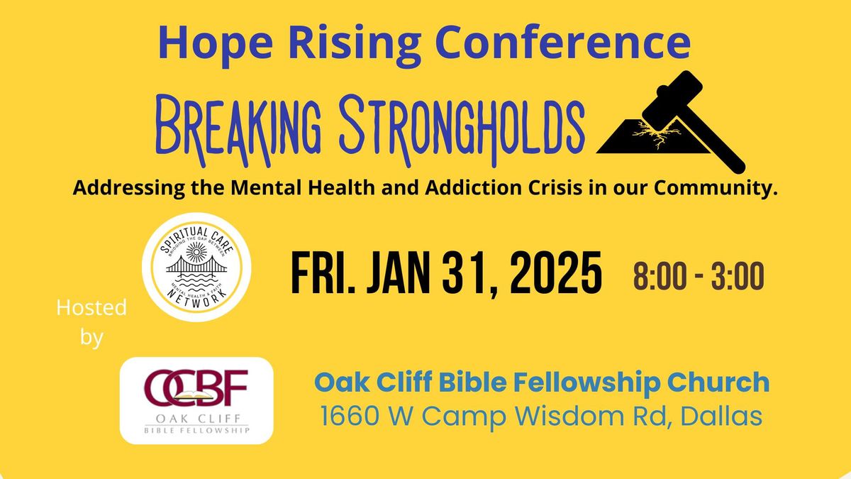 Hope Rising Conference Dallas - Breaking Strongholds