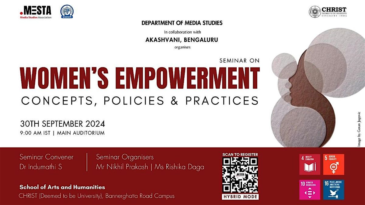 Women's Empowerment: Concepts, Policies and Practices Seminar [BLR]