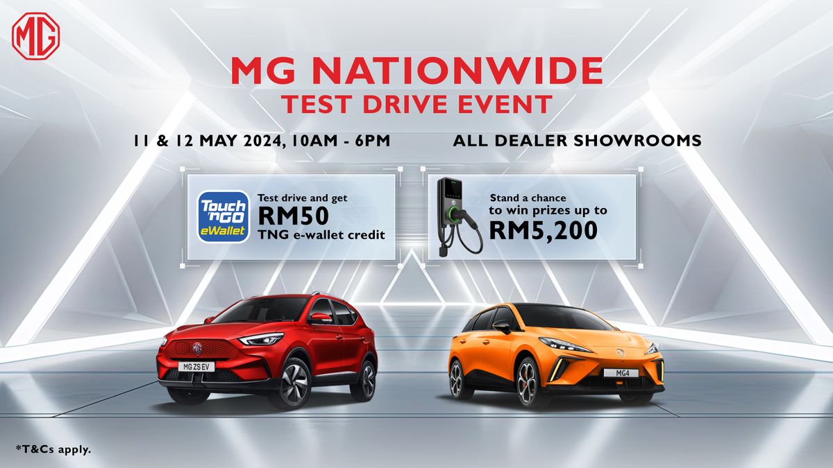 MG Nationwide Test Drive Event - Petaling Jaya