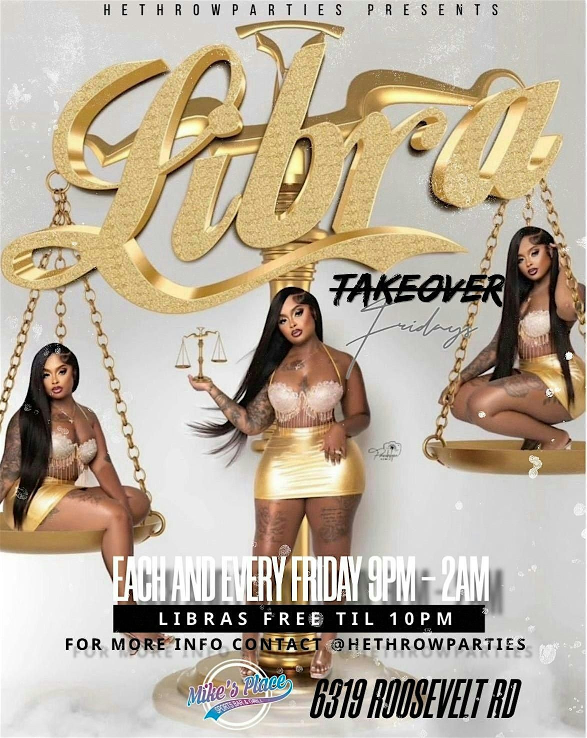 MARQUEE FRIDAYS: LIBRA TAKEOVER  EDITION ( FREE TIL 11P  W\/RSVP)