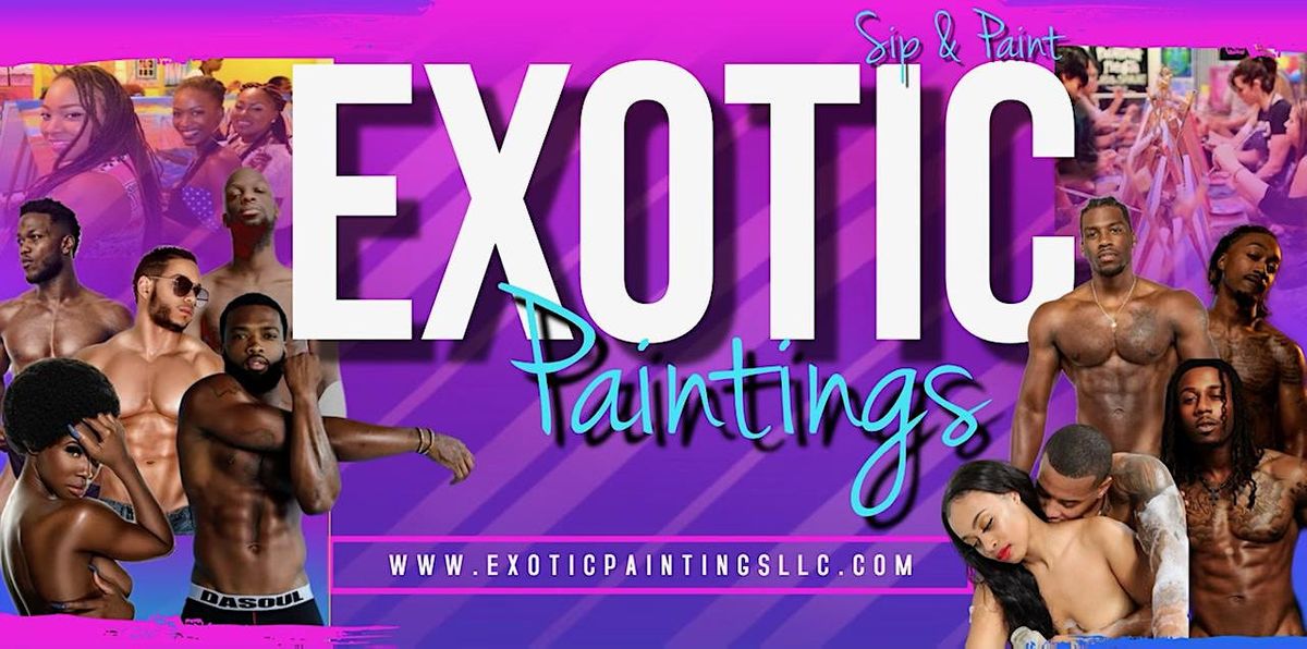 Dallas Exotic Paintings Friday BYOB  Male Model Wine & Paint