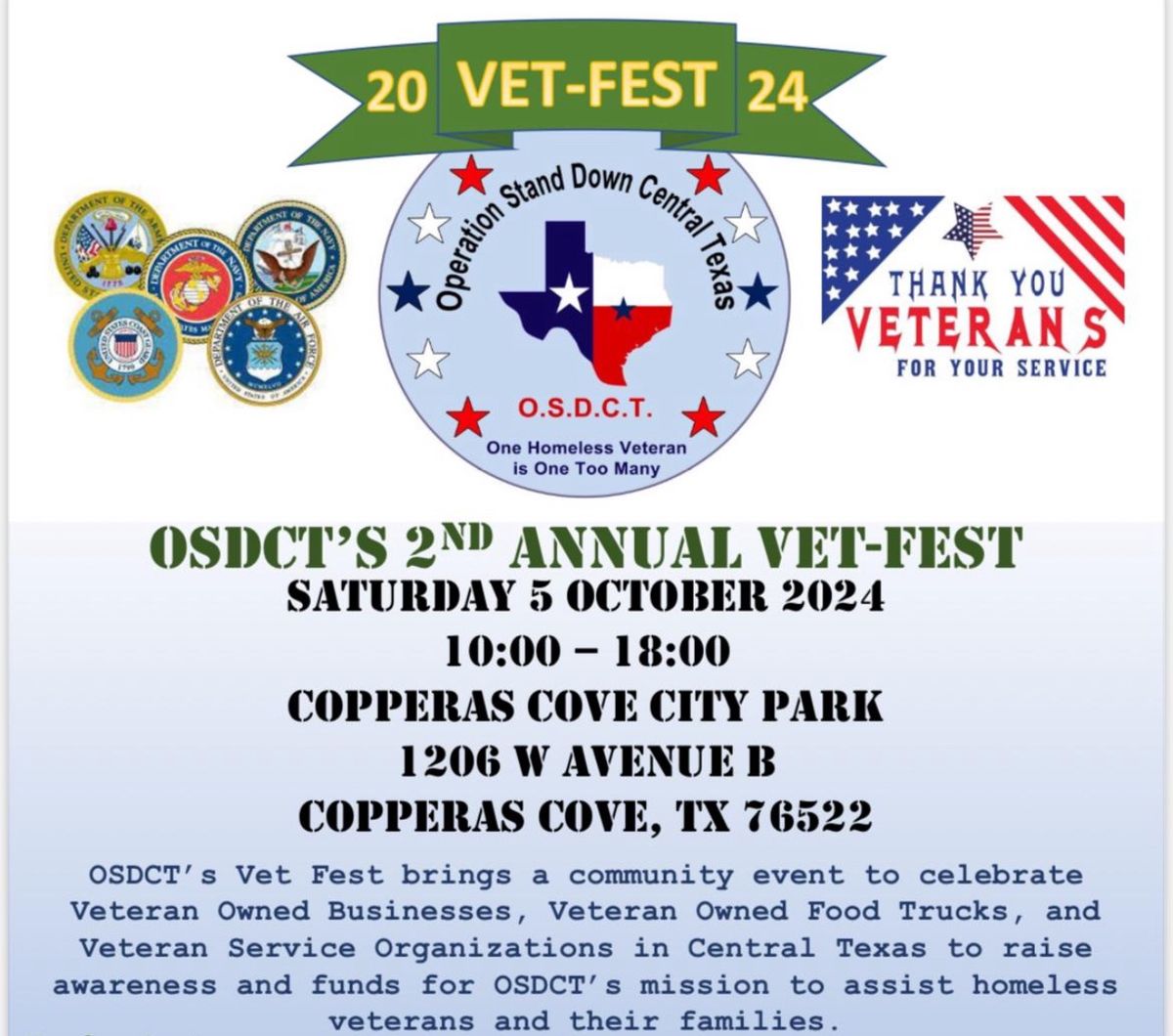 2nd Annual OSDCT- Vet Fest