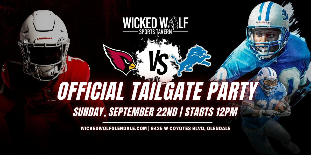 Cardinals vs Lions Official Tailgate