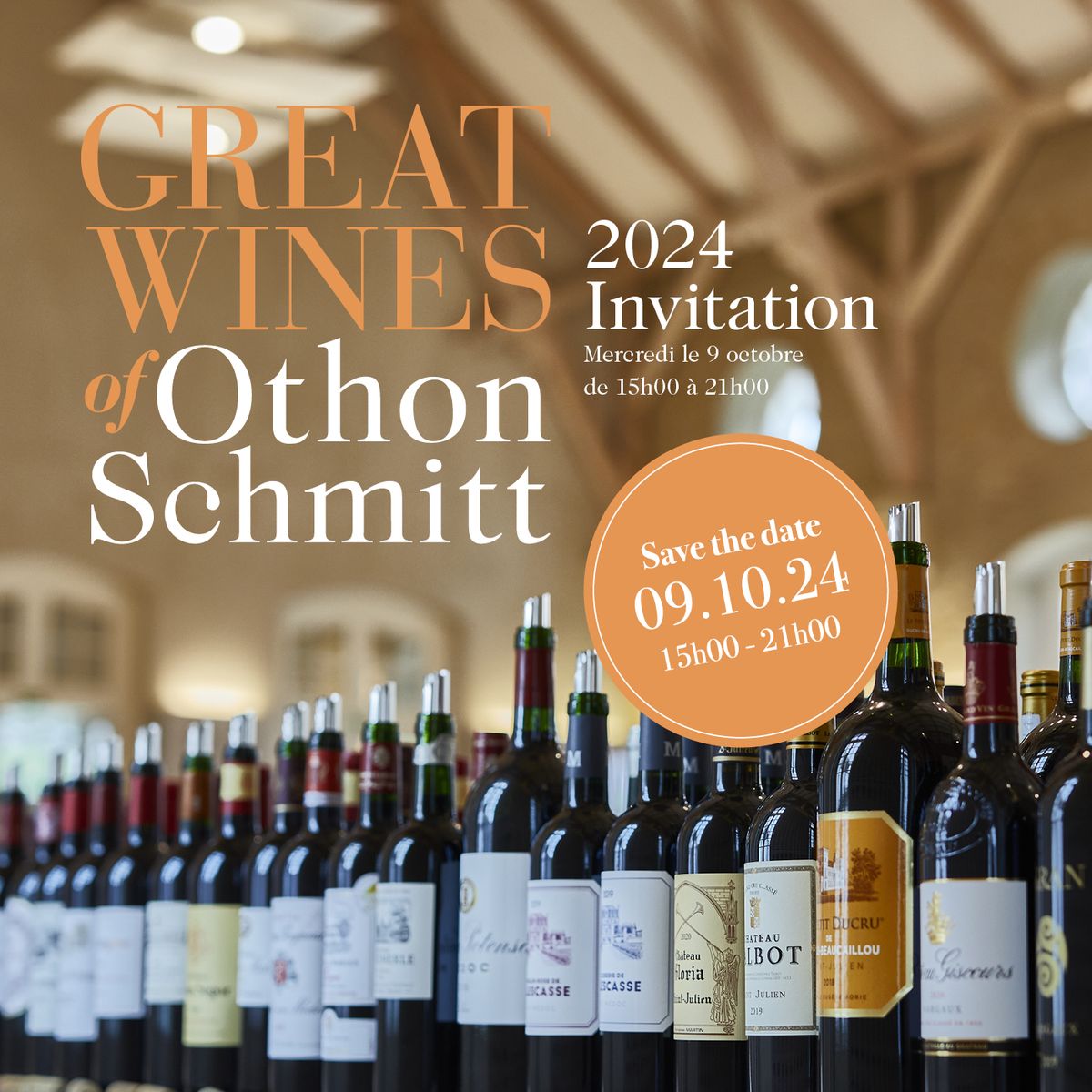 Great Wines of Othon Schmitt - D\u00e9gustation de vins 