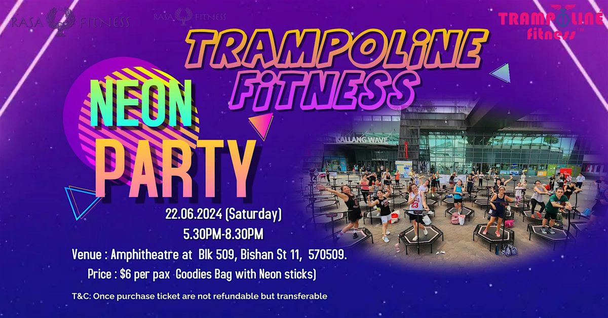 Trampolin\u00e9 Fitness Neon Party