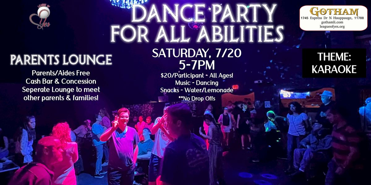 All Abilities Dance\/Karaoke  Party