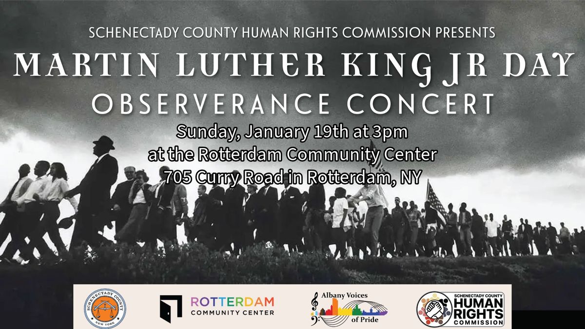 Martin Luther King Jr. Day Observance Concert