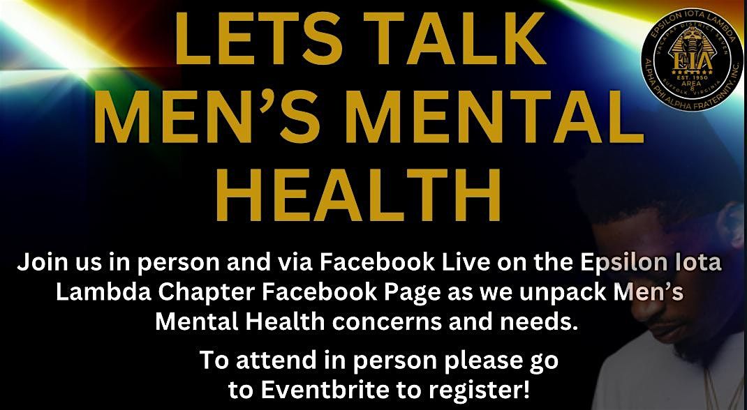 Let\u2019s Talk Men\u2019s Mental Health