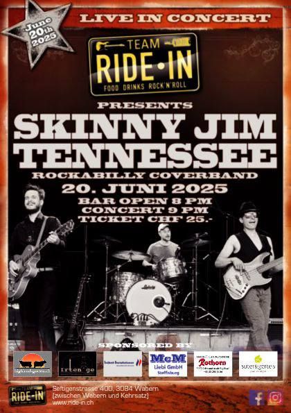 Freitag, 20. Juni 2025 - SKINNY JIM TENNESSEE