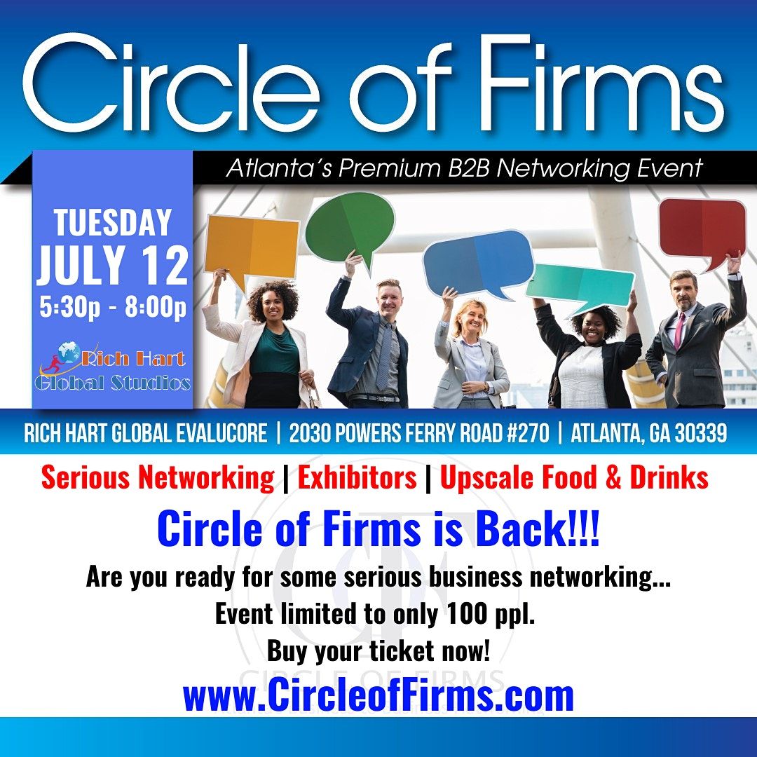 B2B Networking: Circle of Firms | July Event