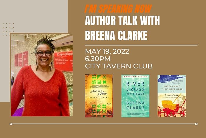 Author Talk With Breena Clarke, City Tavern, Washington, 19 May 2022