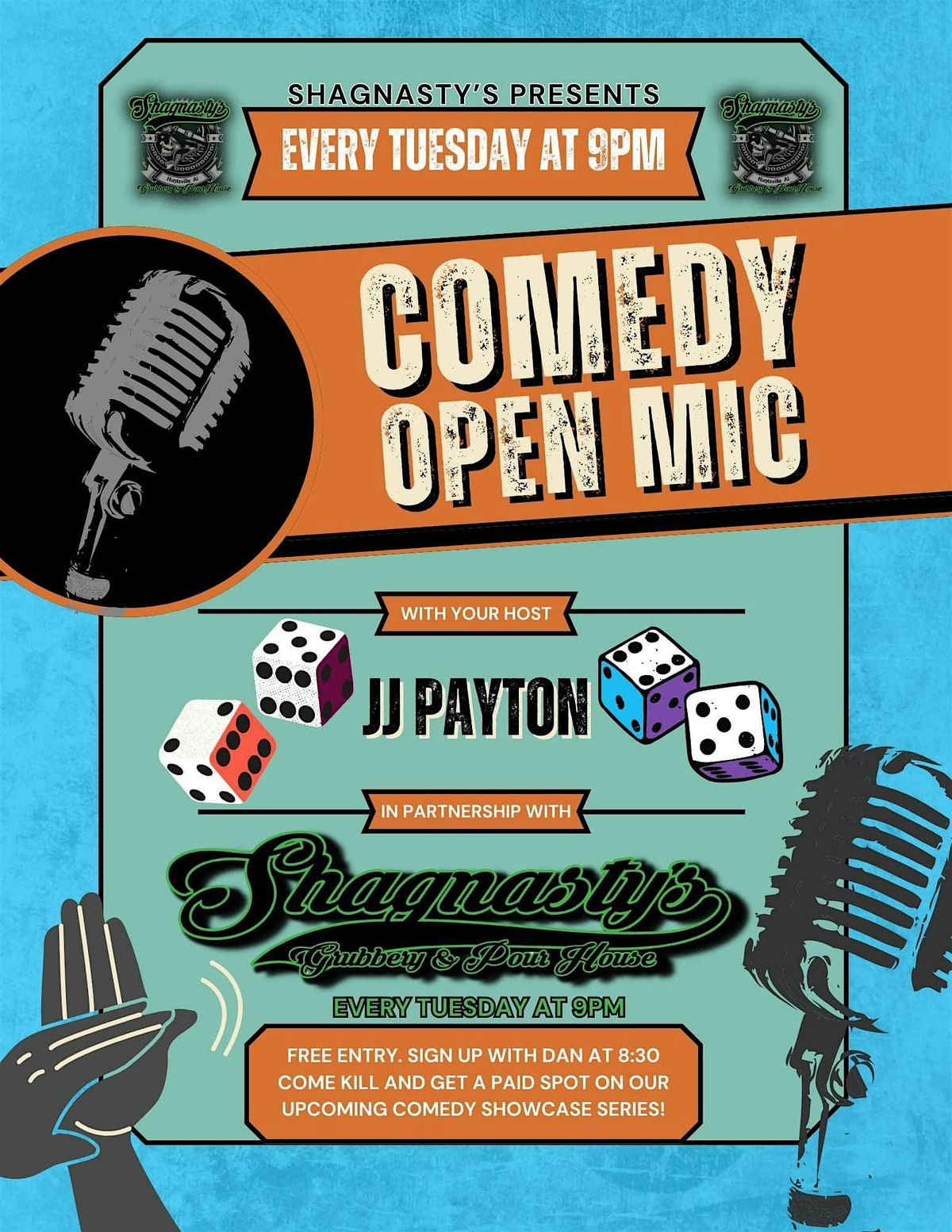 Comedy Open Mic@The Shag