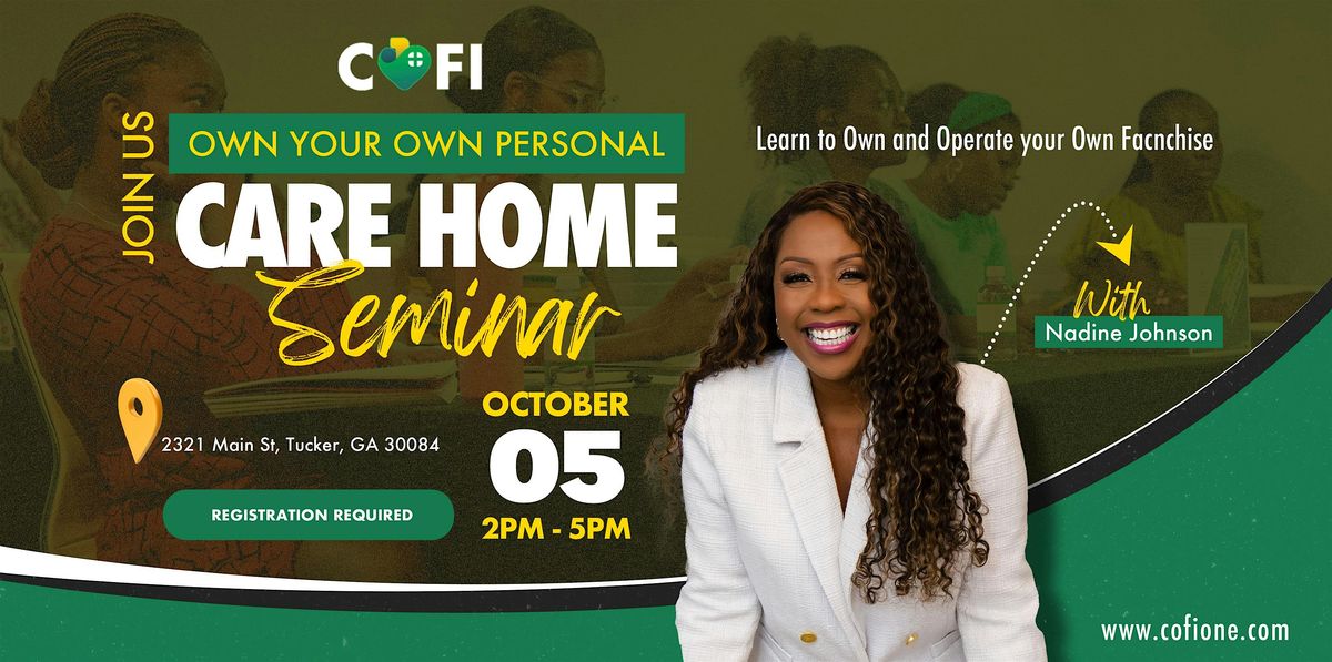 Own Your Own Personal Care Home
