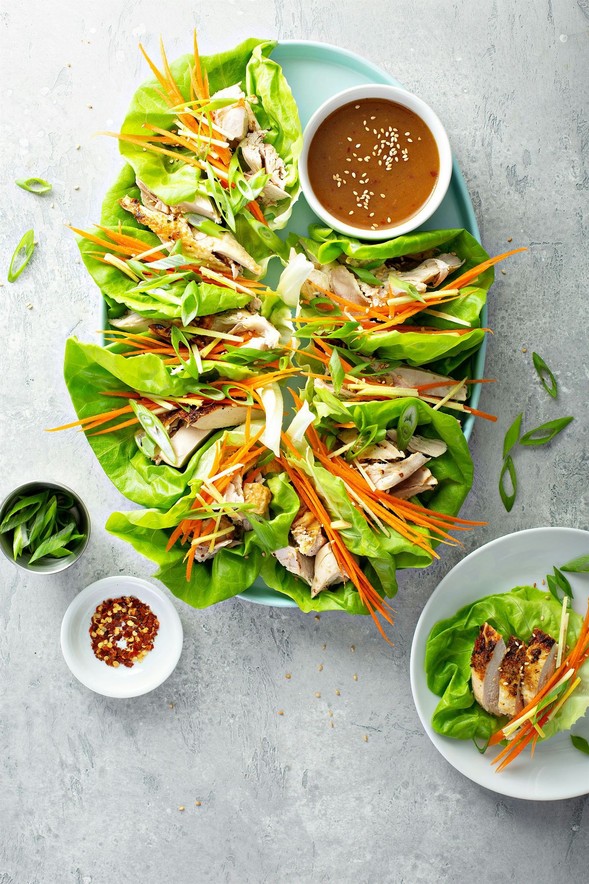 FREE Virtual Cooking Class: Chicken Lettuce Wraps with Peanut Sauce