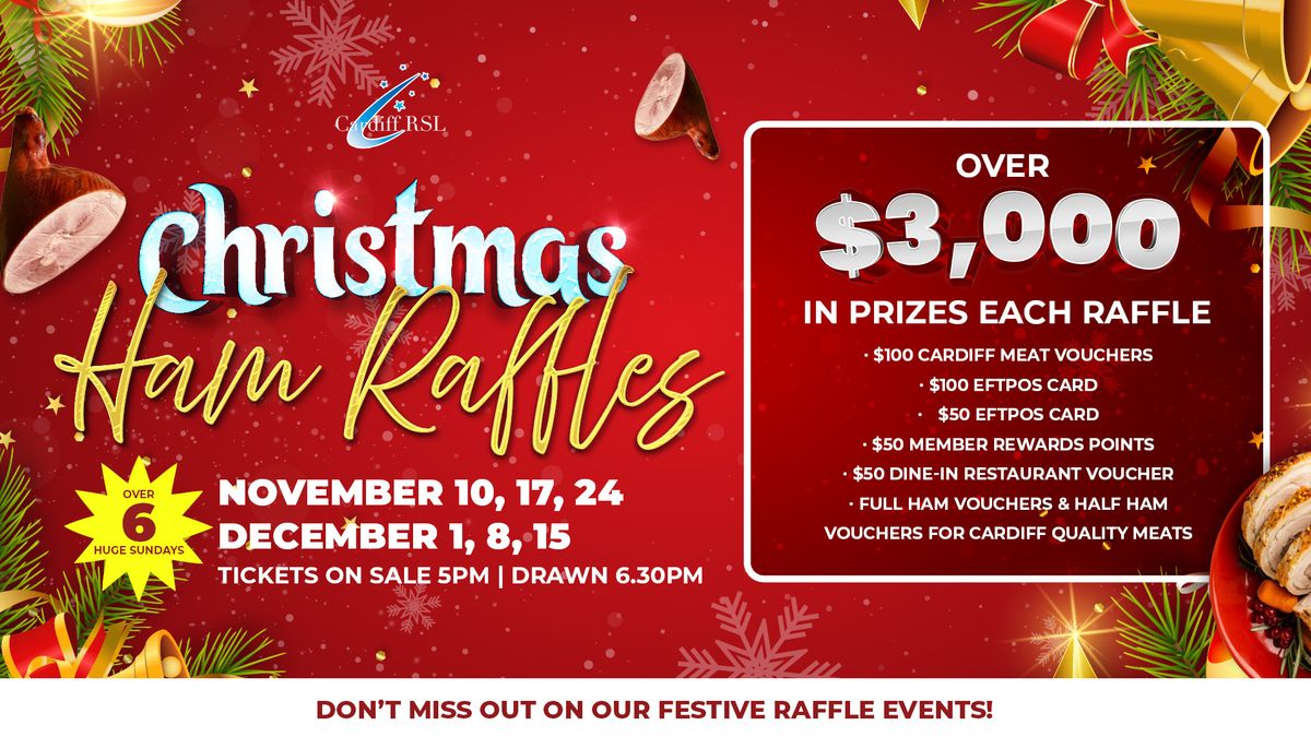 Christmas Ham Raffle at Cardiff RSL