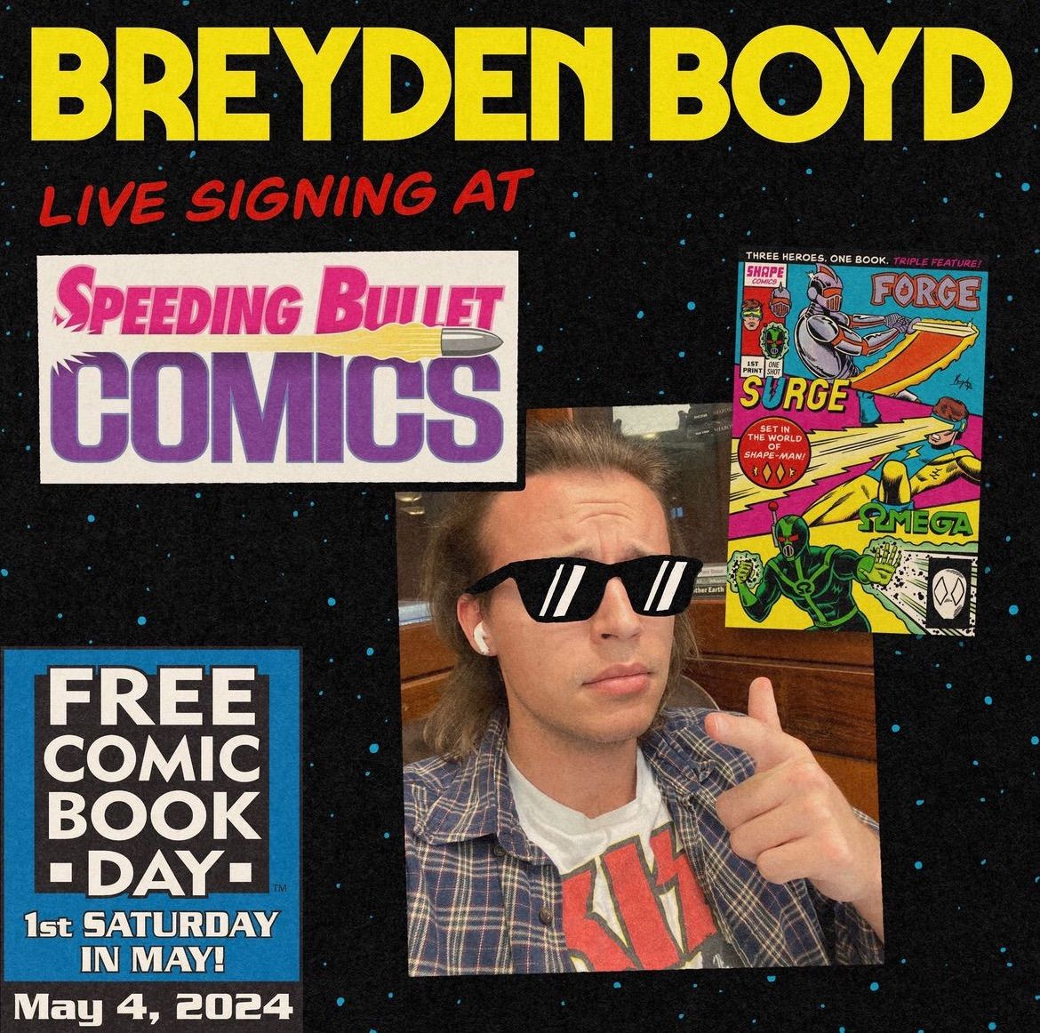 Breyden Boyd on Free Comic Book Day! 