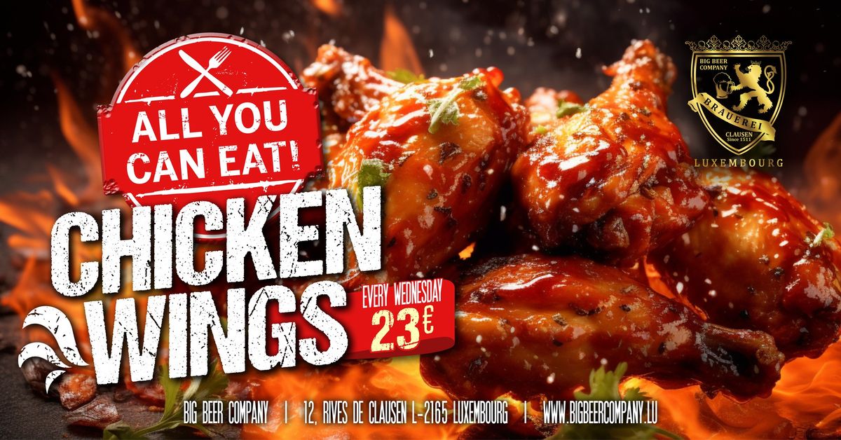ALL YOU CAN EAT \u2022 CHICKEN WINGS ?