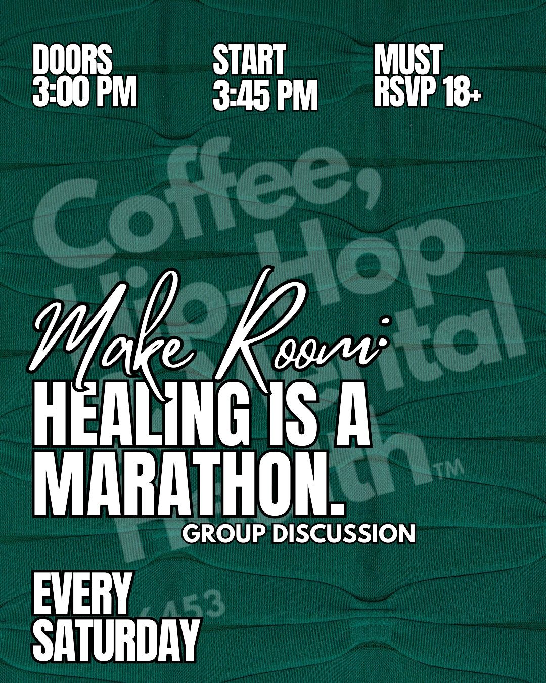 The Make Room Series: Healing Is A Marathon
