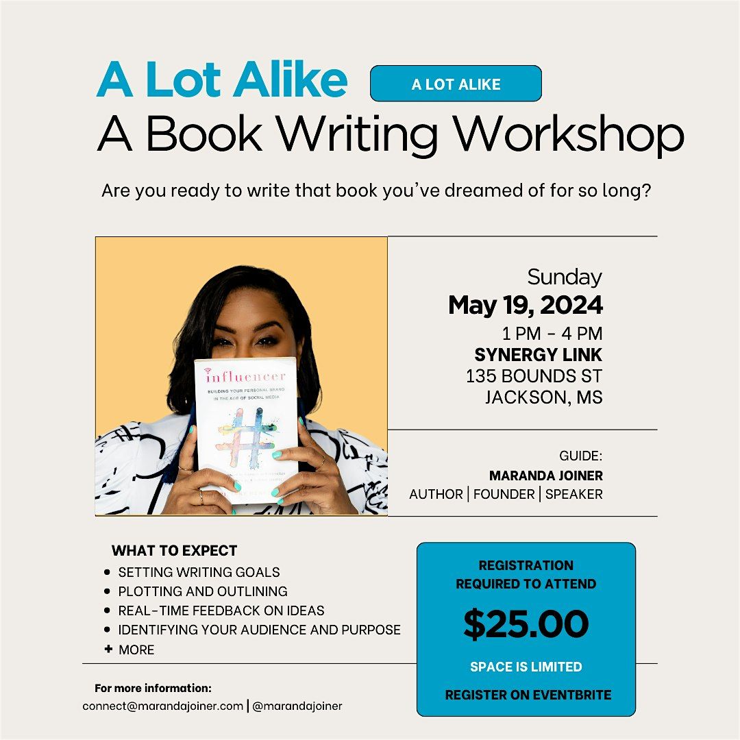 A Lot Alike - A Book Writing Workshop