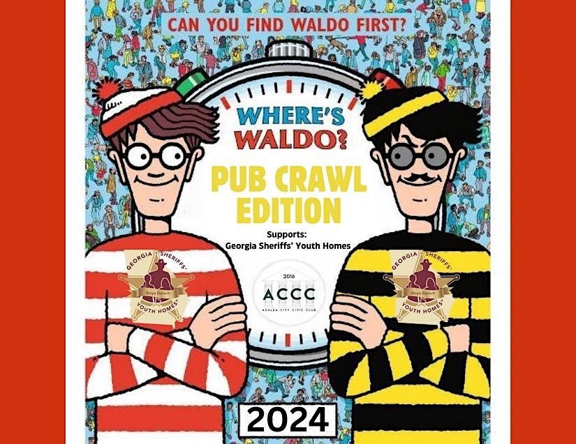 2024 Azalea City Civic Club Pub Crawl - Where's Waldo?