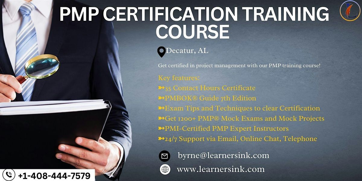Increase your Profession with PMP Certification In Decatur, AL
