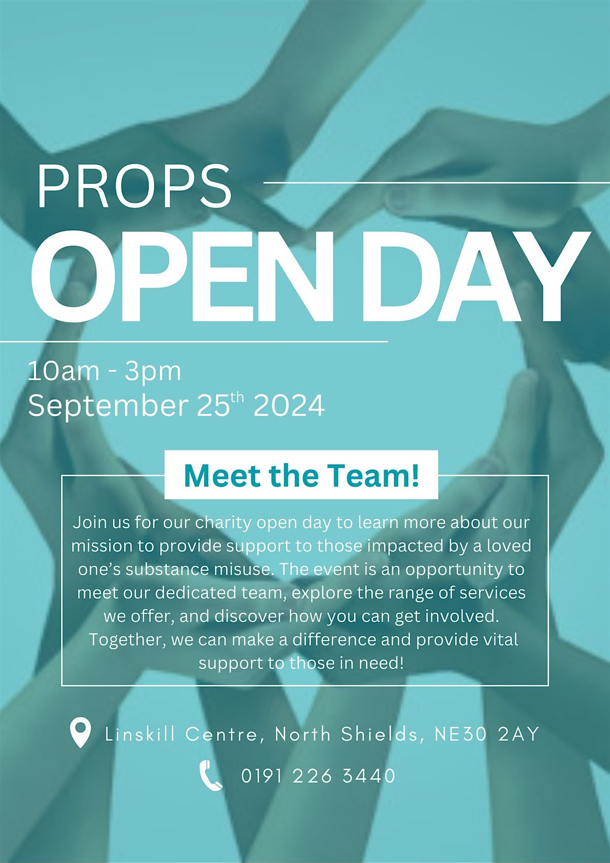 PROPS  Open Day.  Supporting families impacted by substance misuse.