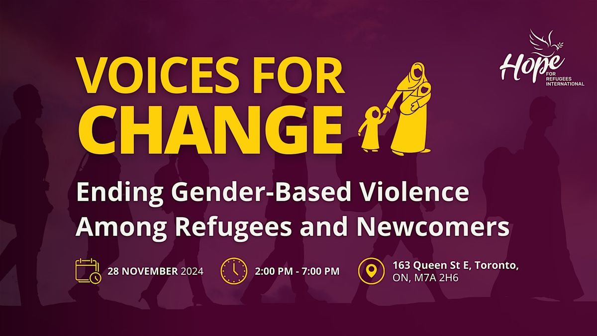 Voices for Change: Ending Gender-Based Violence Among Refugees and Newcomer