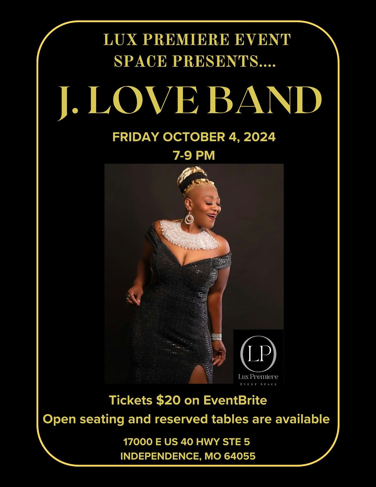 Lux Premiere Event Space presents J. Love Band