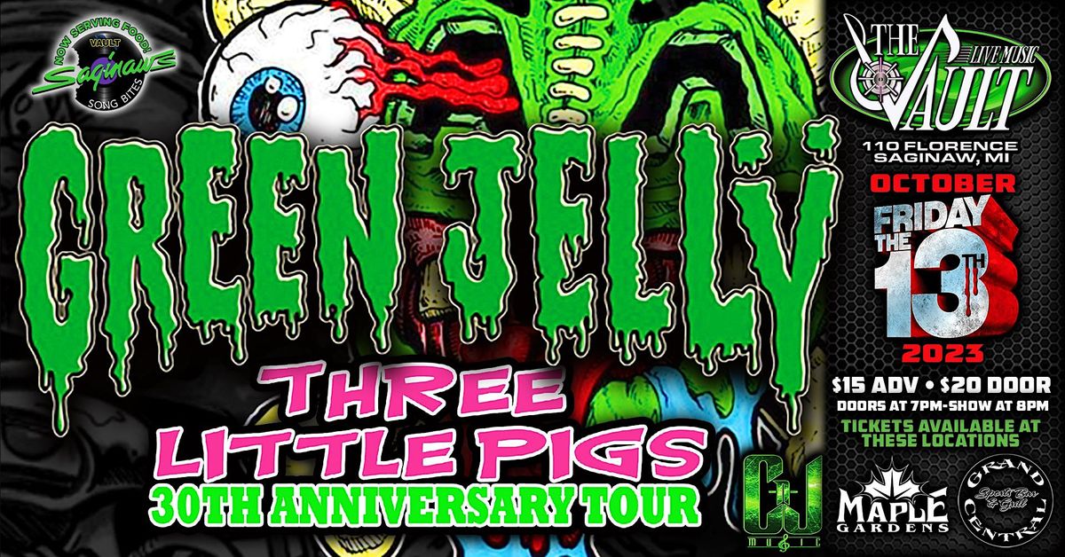 GREEN JELLY! The 30th Anniversary Three Little Pigs Green Jelly