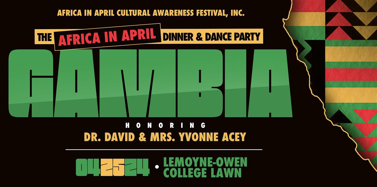GAMBIA: Africa in April Dinner & Dance Party