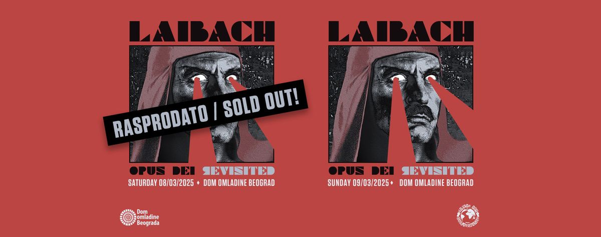 Laibach live | Dom omladine Beograda, 9.3.2025. - NOVI DATUM