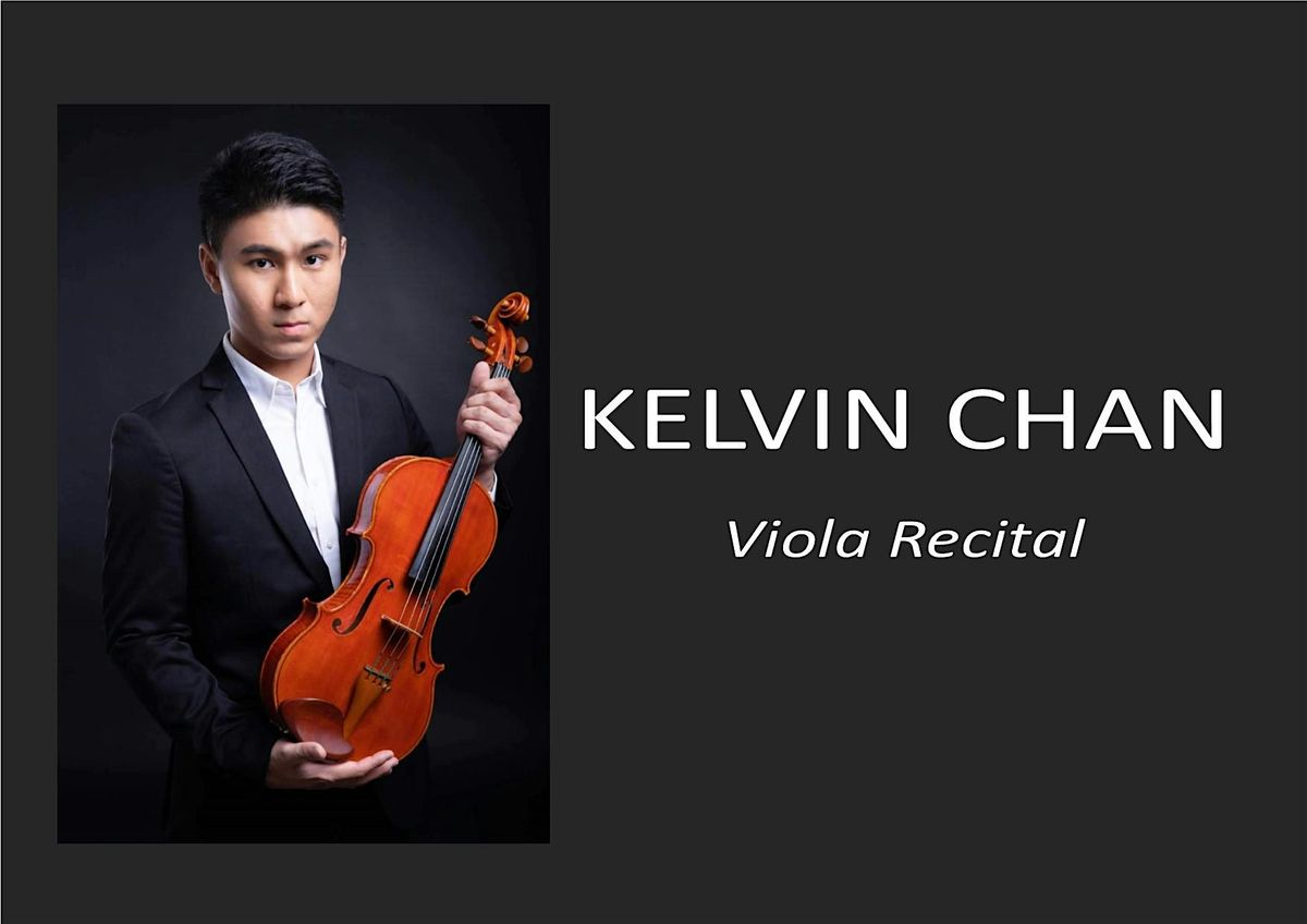Kelvin Chan Lunchtime Viola Recital at 1.15pm