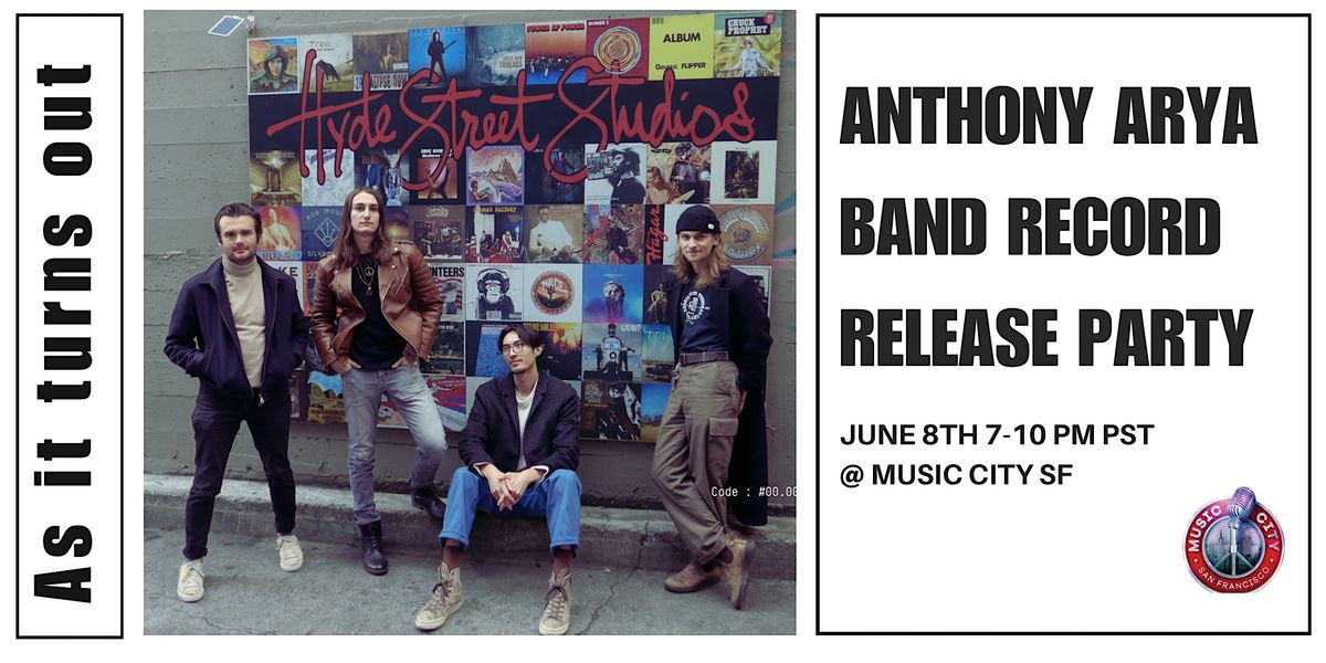 Anthony Arya Band Record Release Party