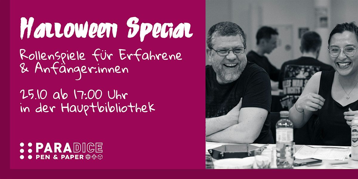 Halloween Special - Gratis Rollenspielabend in der Hauptbibliothek