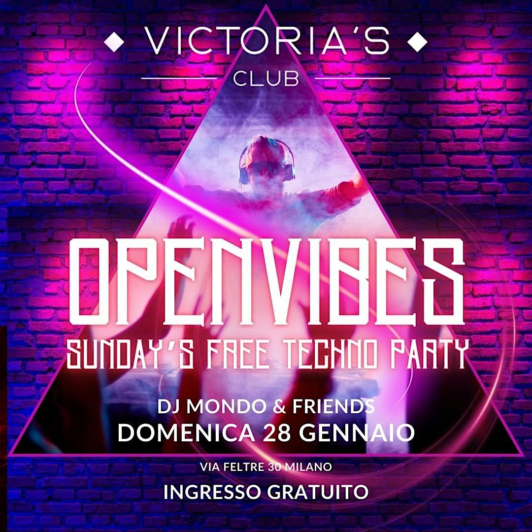 OpenVibes - Sunday\u2019s Free Techno Party