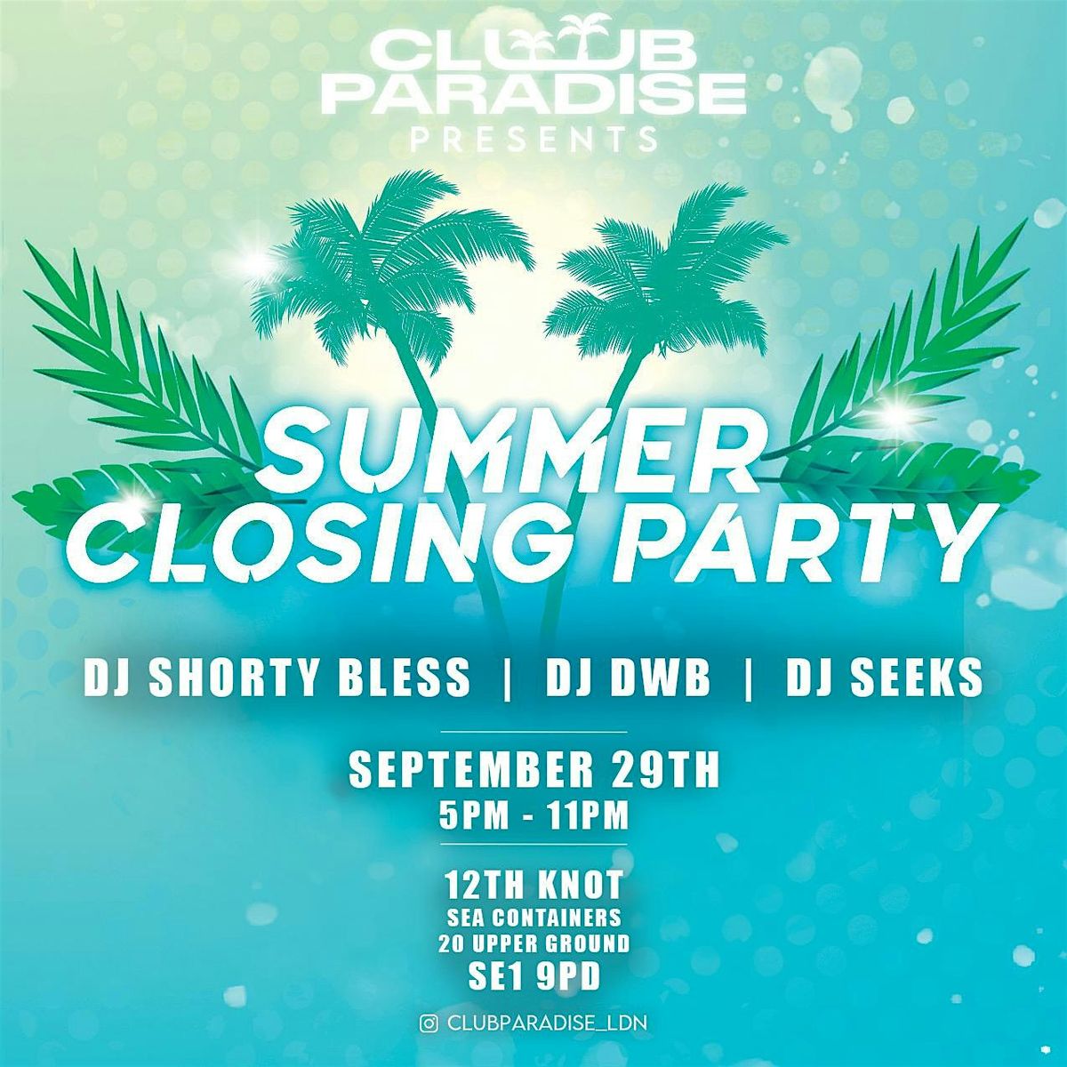 Summer Closing Party